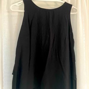 Loft size small black tank blouse